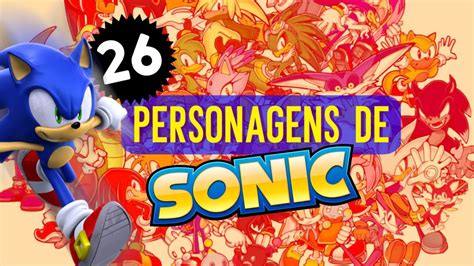 personagens sonic nomes|Confira a lista completa dos personagens principais。